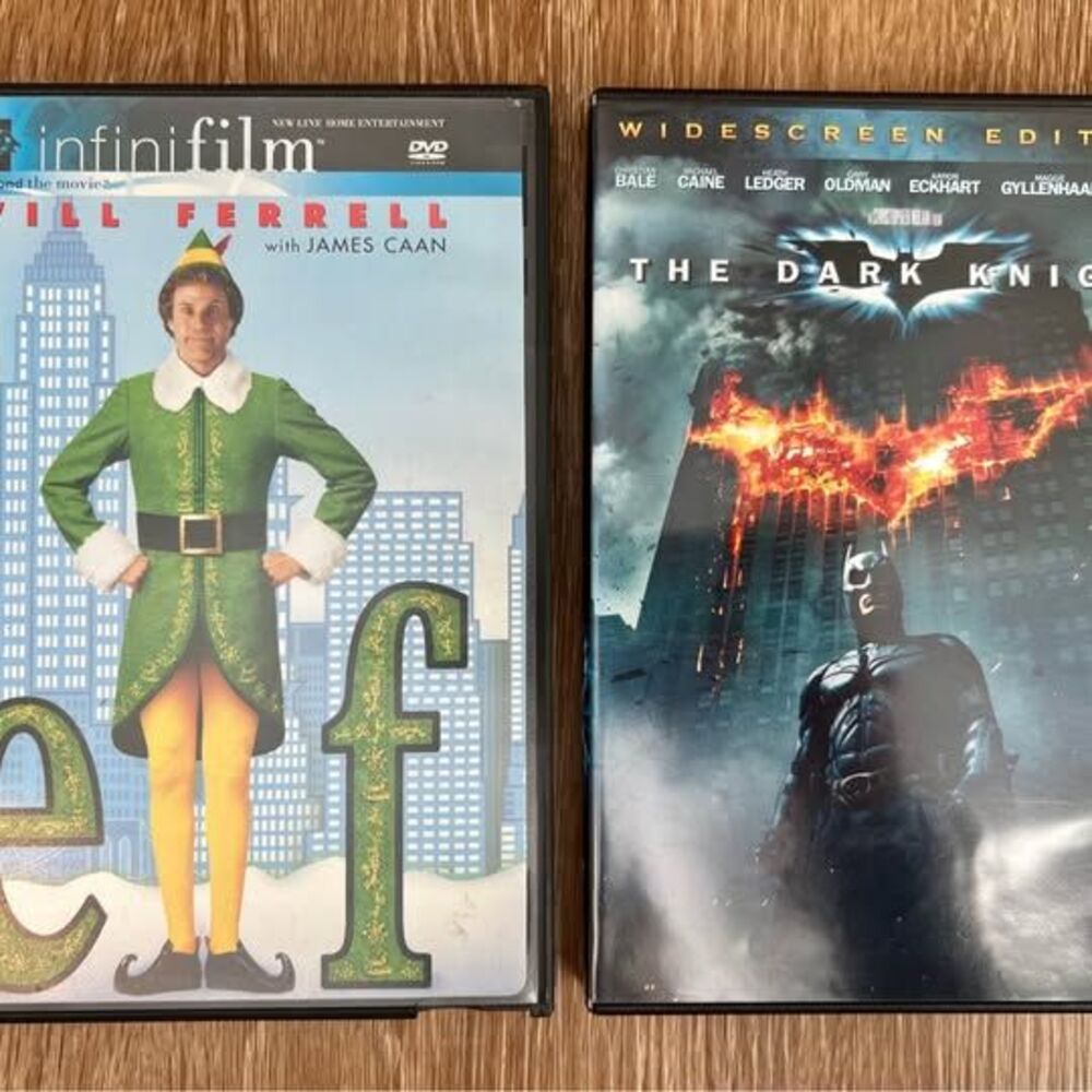 Elf and The Dark Knight DVD Bundle